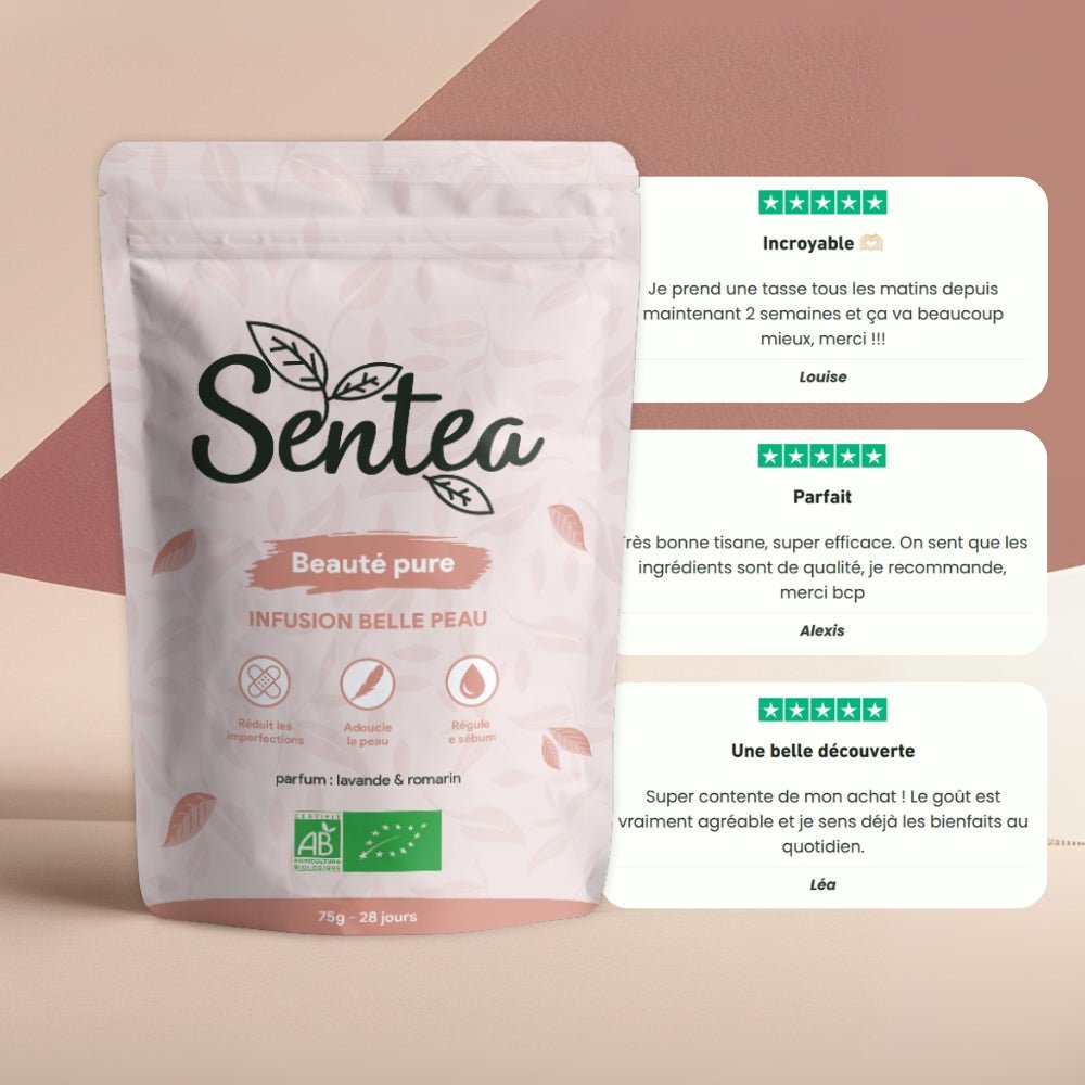Beauté pure - Infusion belle peau - Sentea