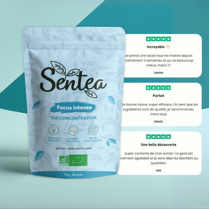 Focus intense - Thé concentration - Sentea